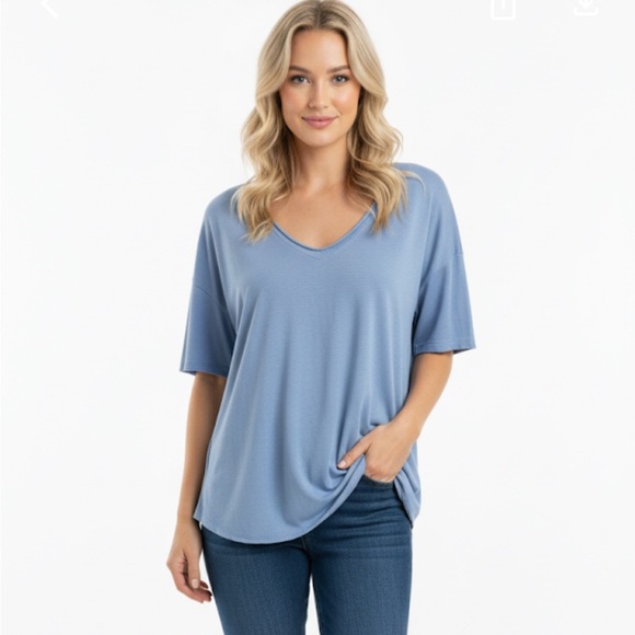 American Eagle blue T-shirt size medium new with tags - Picture 1 of 7